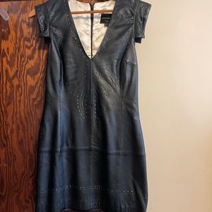 Leather Dress French Connection
